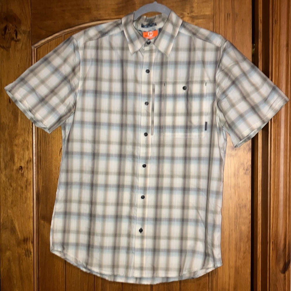 MERRELL men’s button up short sleeve shirt